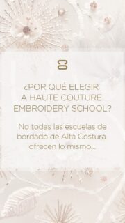 Elegir una formación de bordado de Alta Costura es una decisión importante. No se trata solamente de aprender una técnica, sino de encontrar un espacio donde puedas avanzar con acompañamiento, precisión y una metodología adaptada a tus objetivos.

En Haute Couture Embroidery School encontrarás especialización en Bordado Lunéville y pedrería, formación individual, fechas flexibles, opciones presenciales en Barcelona, en tu ciudad y formación online.

💕¿Quieres empezar o perfeccionar tu camino en el bordado de Alta Costura? Escríbenos “FORMACIÓN” por privado.

Guarda este carrusel para volver a consultarlo y compártelo con una persona interesada en el bordado de Alta Costura.

#bordadoluneville #bordadodealtacostura #bordadoconpedreria #hauteCoutureEmbroidery #escueladebordado bordadoartesanal altaCostura bordadoprofesional formacionartesanal corinarosello bordadoenbarcelona cursosonline