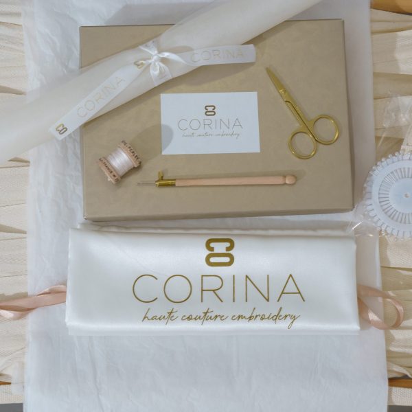 kit Bordado Luneville Haute Couture Embroidery Courses. Tambour Embroidery courses