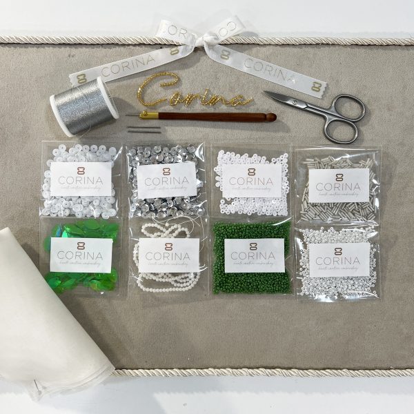 Pedrería para bordado Lunéville o Bordado a mano. Tubos de cristal, rocalla, cortadillo, cristal checo, bordado a mano de alta costura AGUJA CROCHET DE LUNÉVILLE Y ORGANZA para Bordado Lunéville y Pedrería