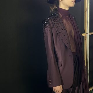 Ze García, su colección 'Aldamar' en el Museo Balenciaga con Bordados de Alta Costura de Corina Roselló. Haute Couture Embroidery. Bordados con pedrería a mano