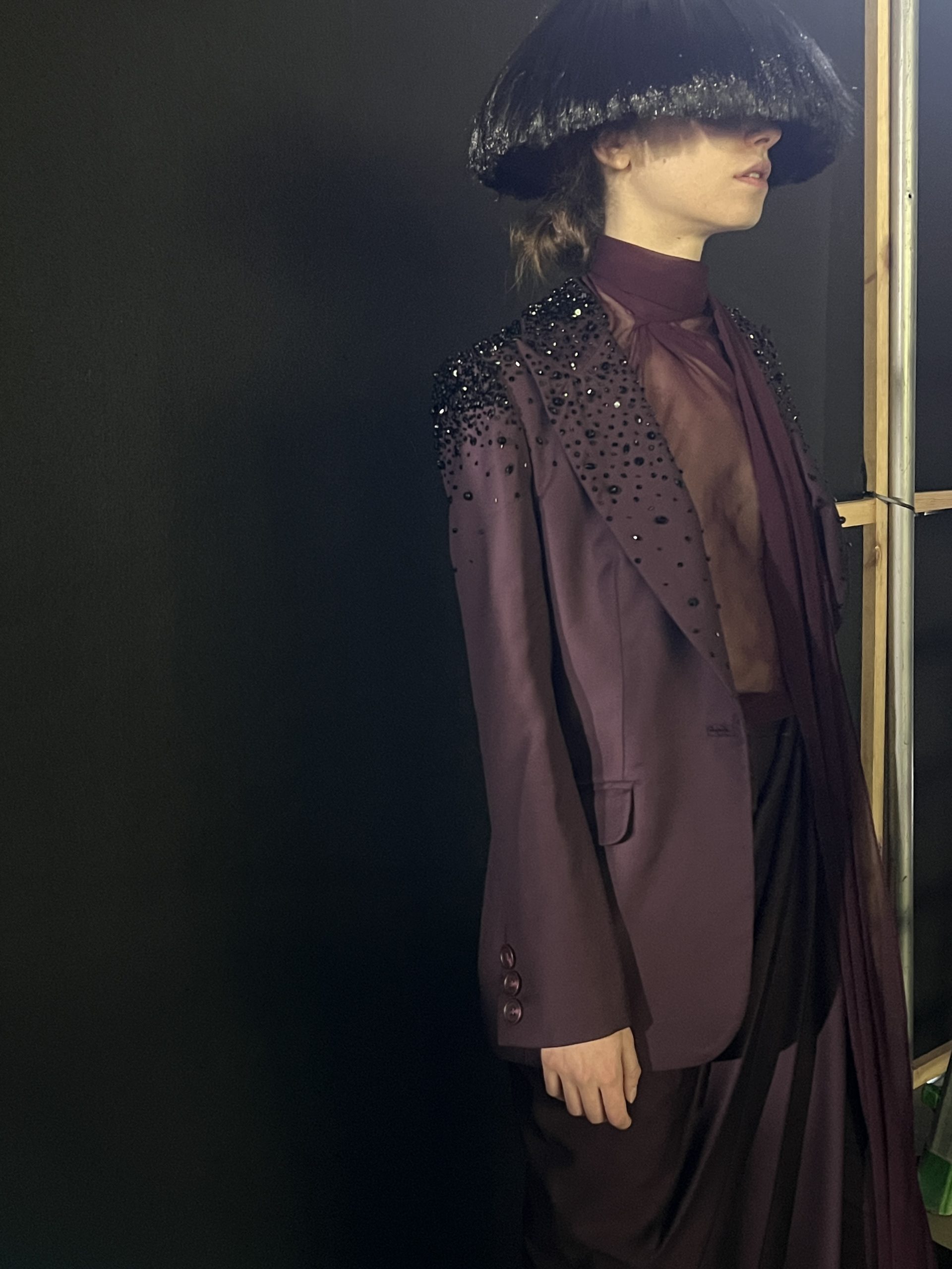 Ze García, su colección 'Aldamar' en el Museo Balenciaga con Bordados de Alta Costura de Corina Roselló. Haute Couture Embroidery. Bordados con pedrería a mano