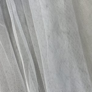 Velo de Novia seda natural 100% liso de alta costura. Alta artesanía