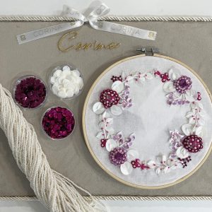 Bordado con Pedrería Cursos Corina Haute Couture Embroidery School. Bordado Personalizado de Alta Costura. Bordado a mano. Escuela profesional de Bordado con Pedreria