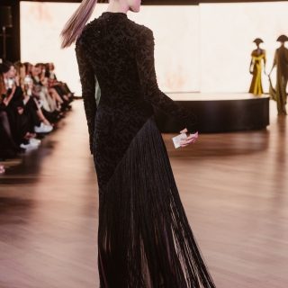 Ze García, su colección 'Aldamar' en el Museo Balenciaga con Bordados de Alta Costura de Corina Roselló. Haute Couture Embroidery. Bordados con pedrería a mano