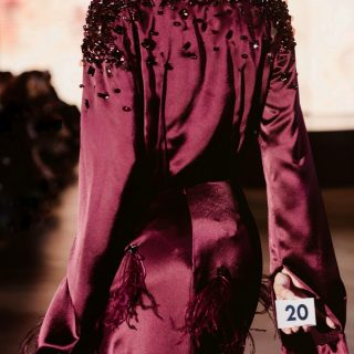 Ze García, su colección 'Aldamar' en el Museo Balenciaga con Bordados de Alta Costura de Corina Roselló. Haute Couture Embroidery. Bordados con pedrería a mano