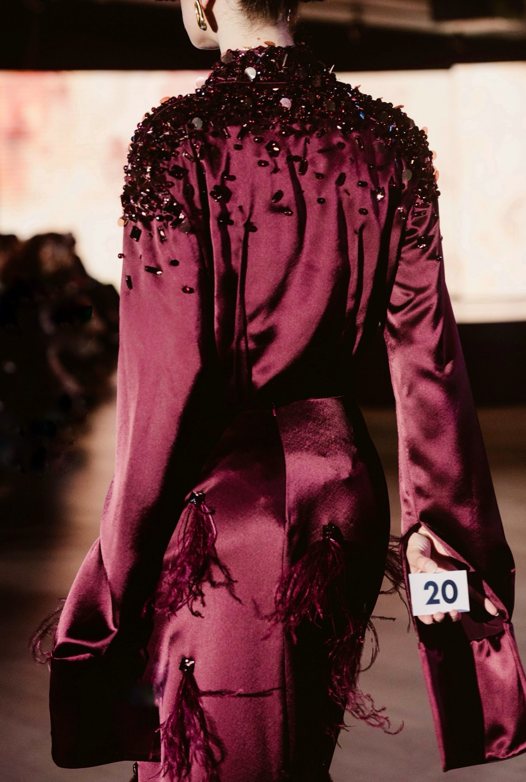 Ze García, su colección 'Aldamar' en el Museo Balenciaga con Bordados de Alta Costura de Corina Roselló. Haute Couture Embroidery. Bordados con pedrería a mano