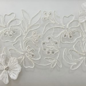 CURSO BORDADO CON SOUTAGE Y FLOR 3D PARA NOVIA