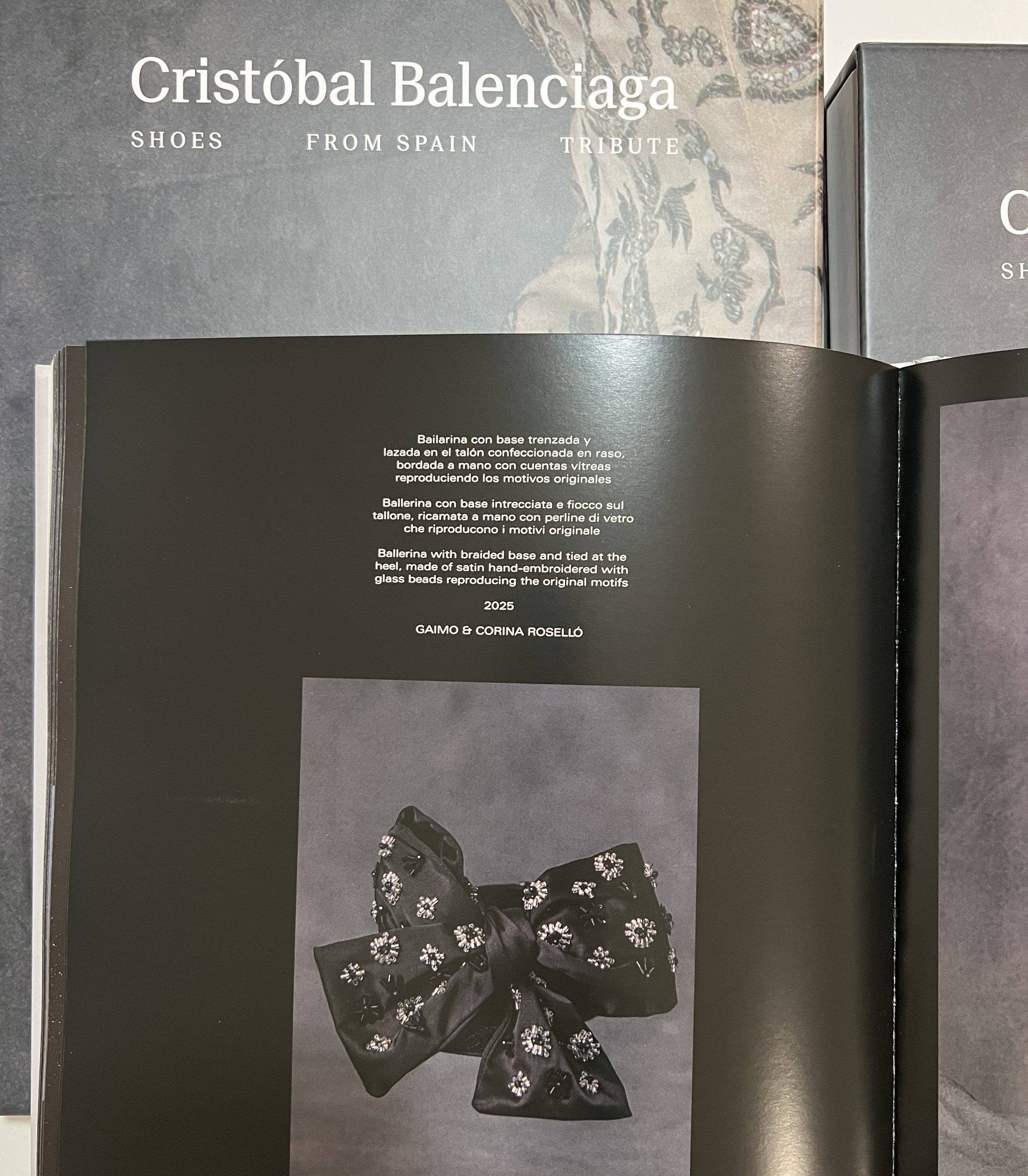 CORINA ROSELLO - CRISTOBAL BALENCIAGA Tribute Bordado Luneville de Alta Costura. Libro Tributo a Balenciaga. Bordado a Mano. Cursos de Bordado Luneville